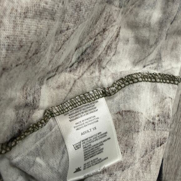 Vintage Cabelas Camo Long Sleeve Shirt Men's XL Mock Neck y2k Camouflage Hunting - Picture 5 of 7